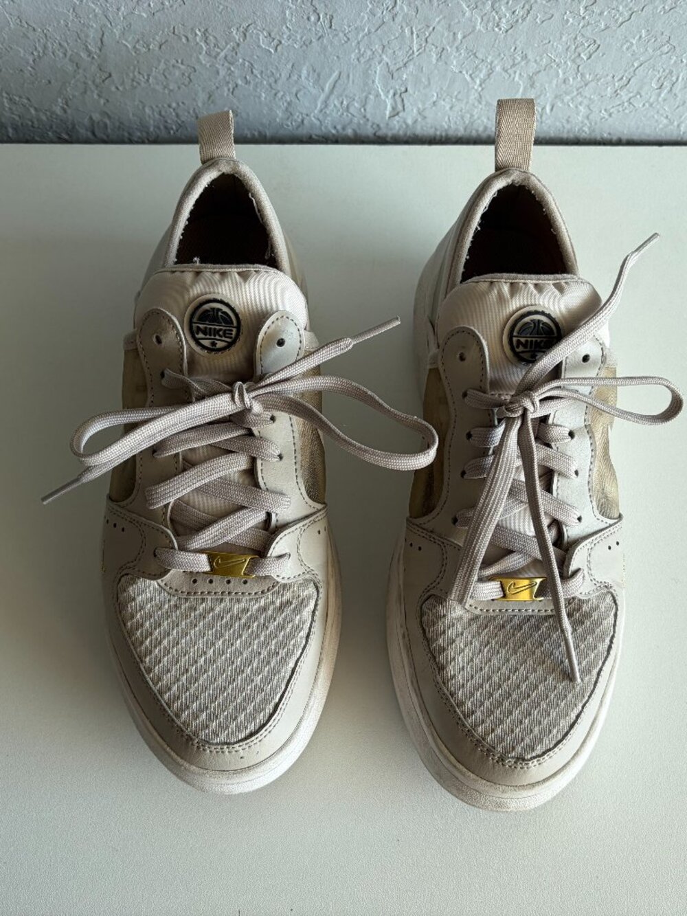 Cream Nike Court Vision Alta TXT